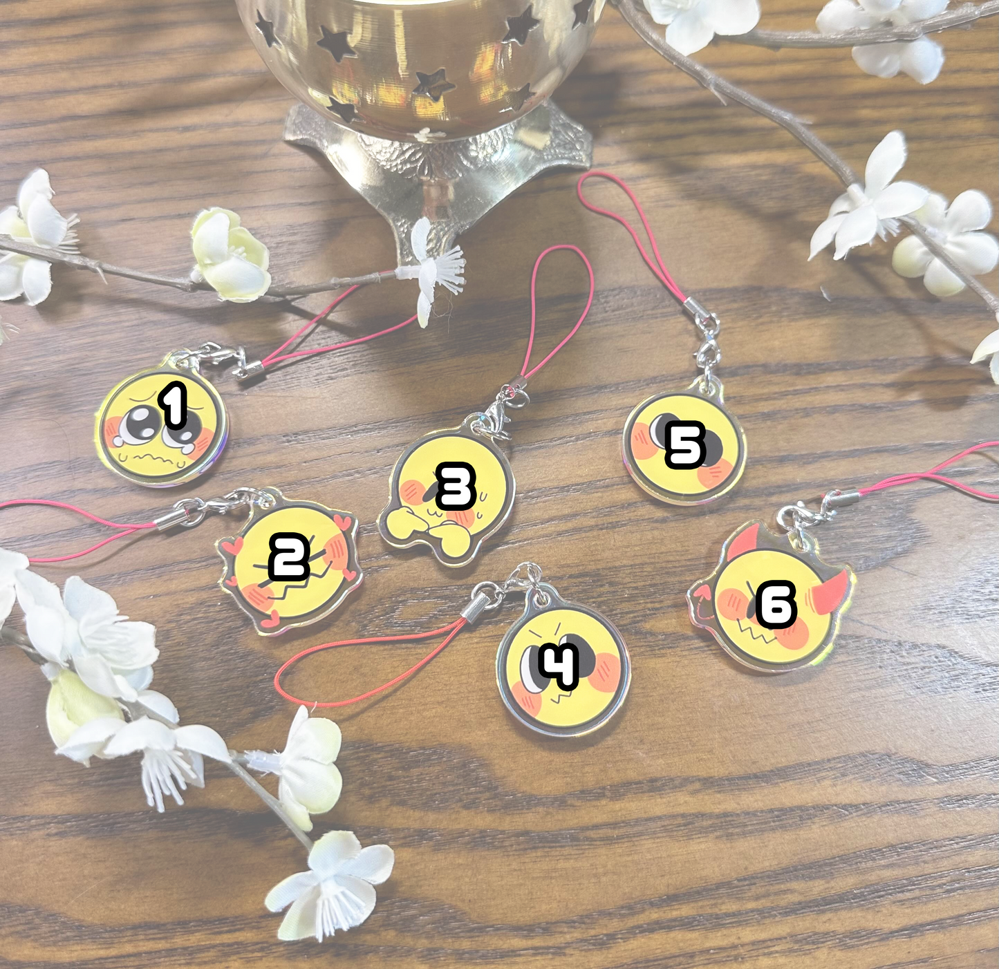 Nice Emoji Phone Charms