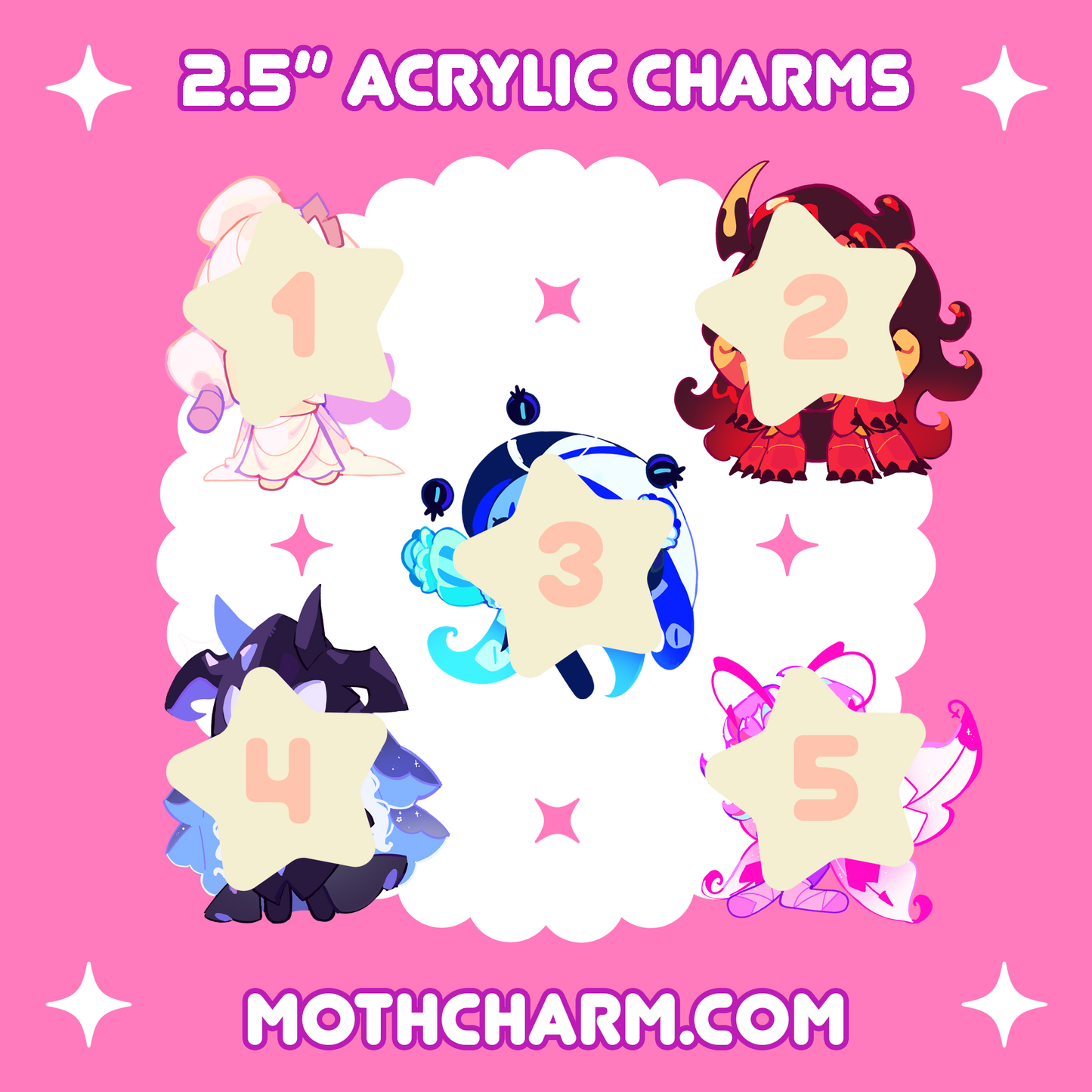 [PREORDER] Beta Beast Acrylic Charms