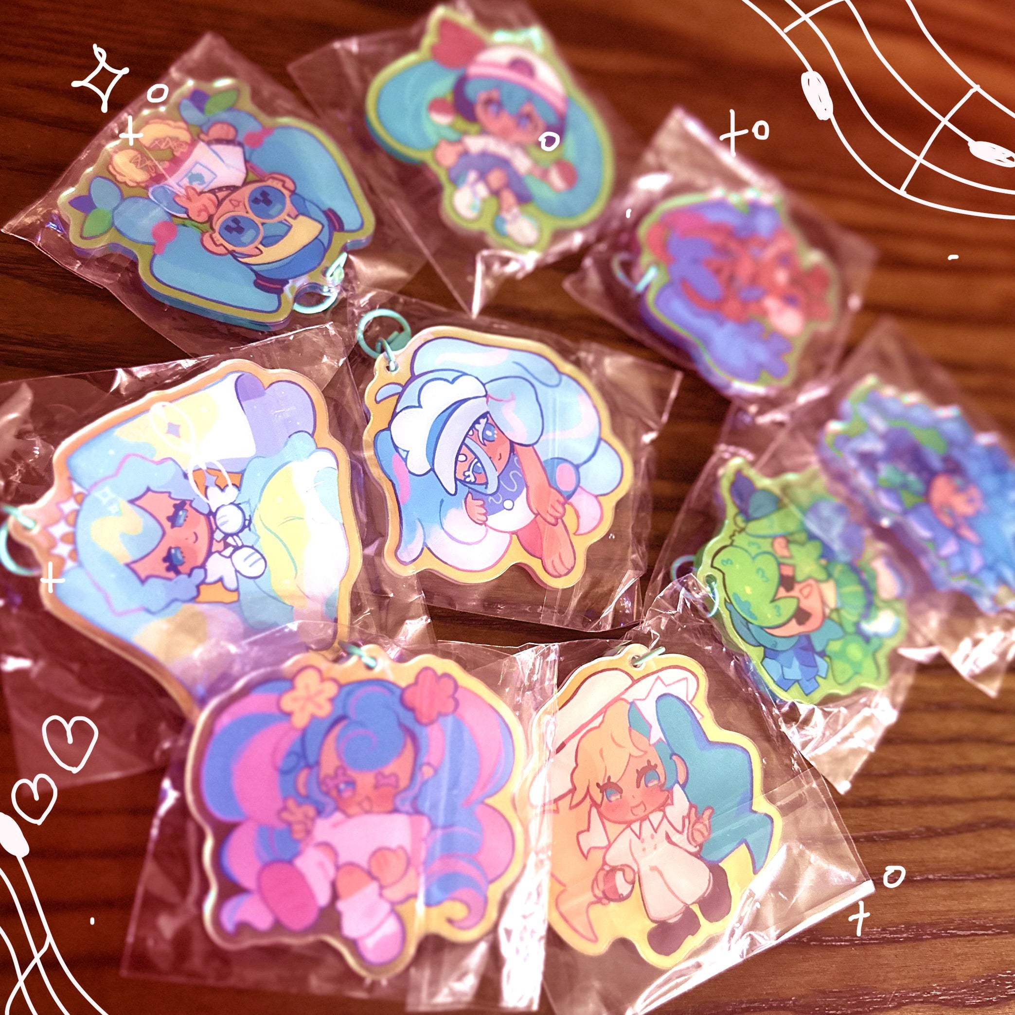 [CON LEFTOVERS] Pokemiku Charms – Mothcharm