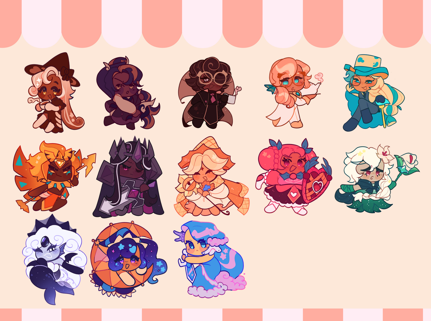 [PREORDER] Cookie Acrylic Charms V1