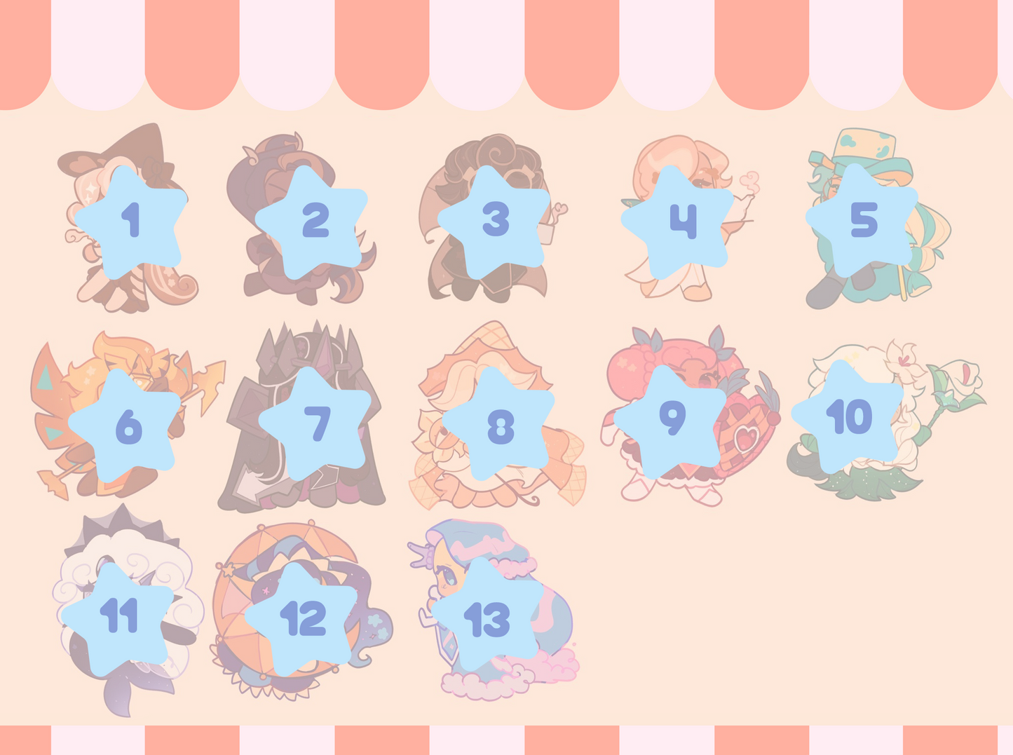 [PREORDER] Cookie Acrylic Charms V1