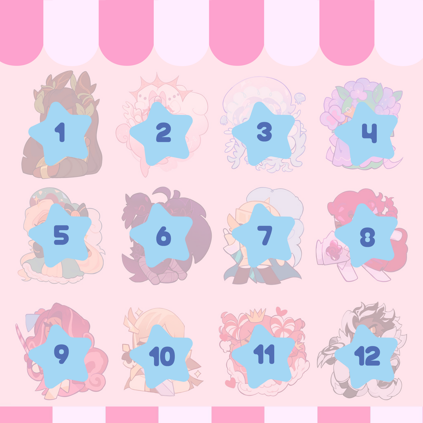 [PREORDER] Cookie Acrylic Charms V3