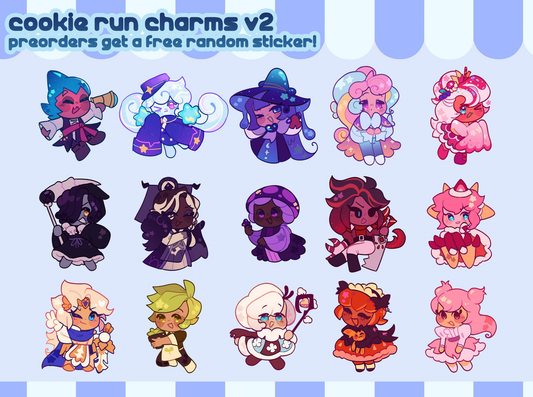 [PREORDER] Cookie Acrylic Charms V2