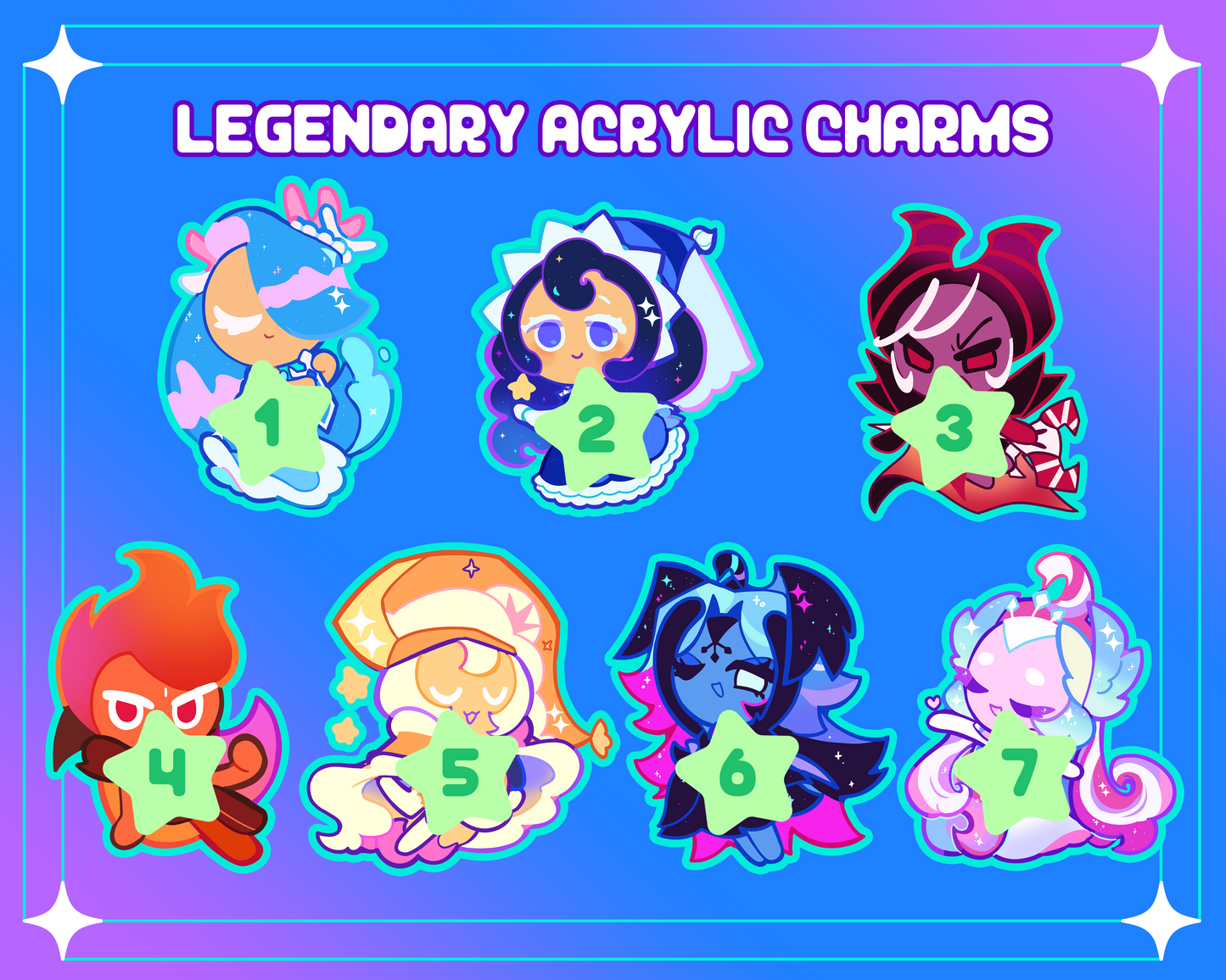 [PREORDER] Legendary Acrylic Charms