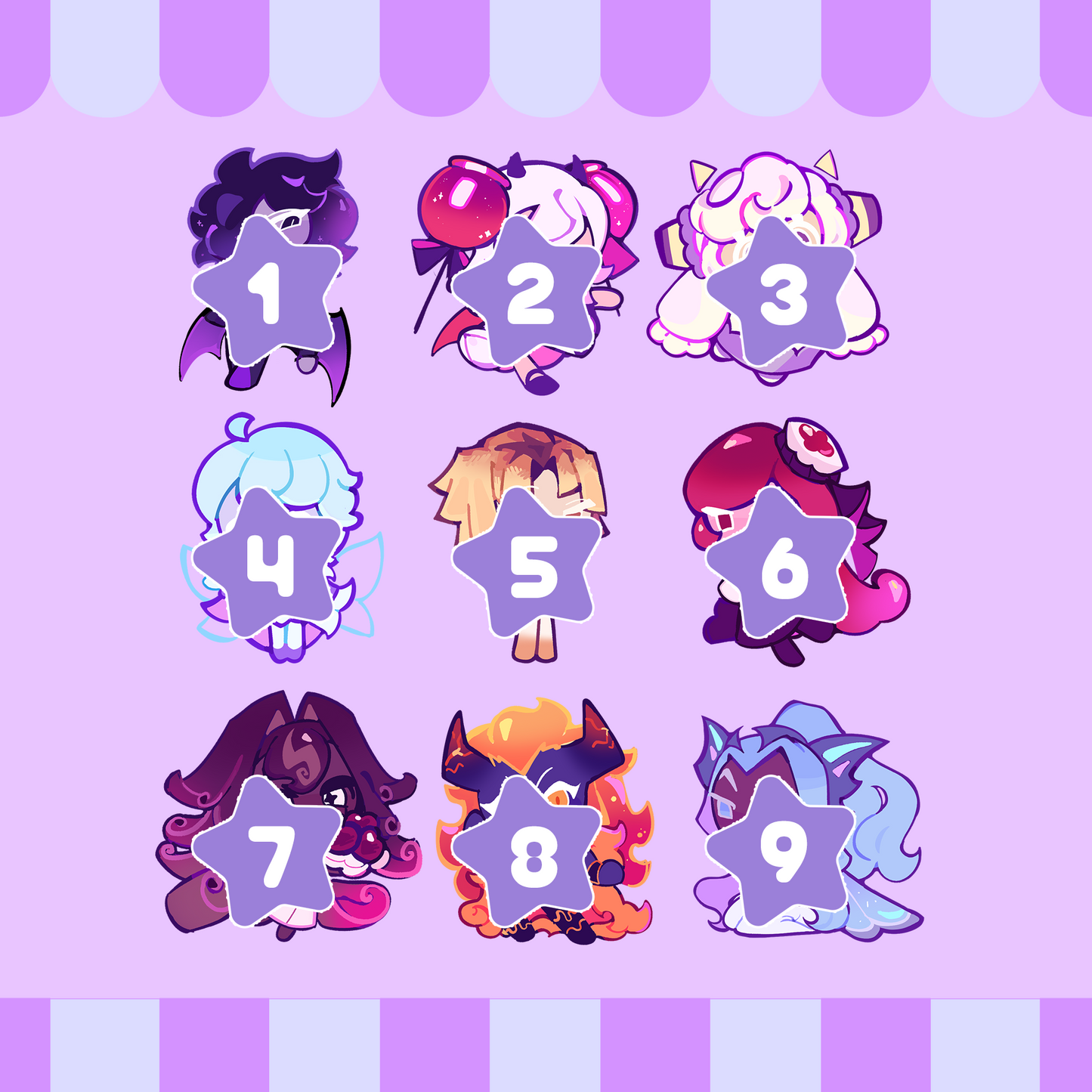 [PREORDER] Cookie Acrylic Charms V5