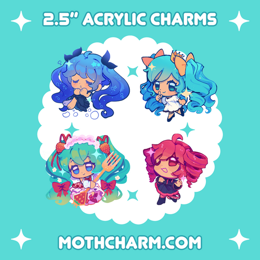[PREORDER] Vocaloid Acrylic Charms