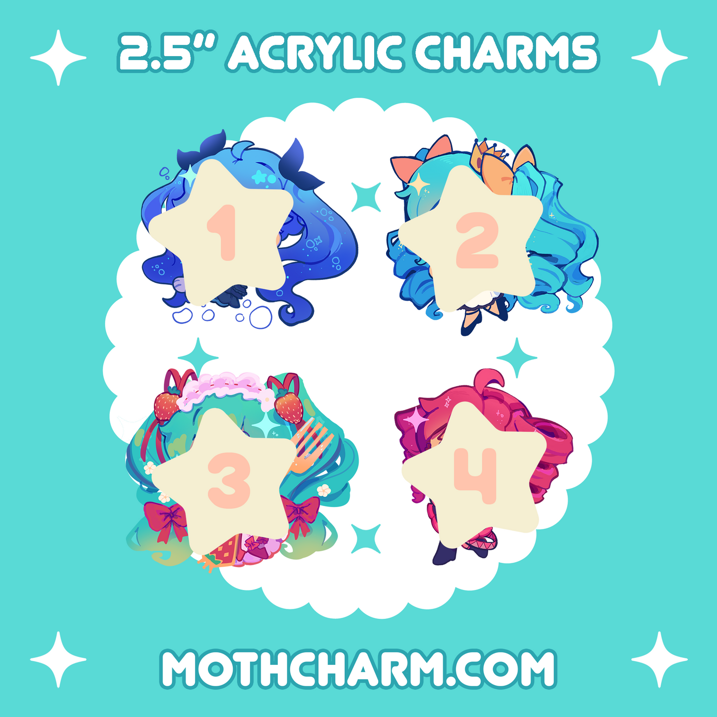 [PREORDER] Vocaloid Acrylic Charms