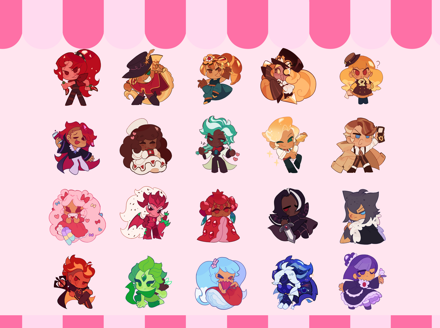 [PREORDER] Cookie Acrylic Charms V4