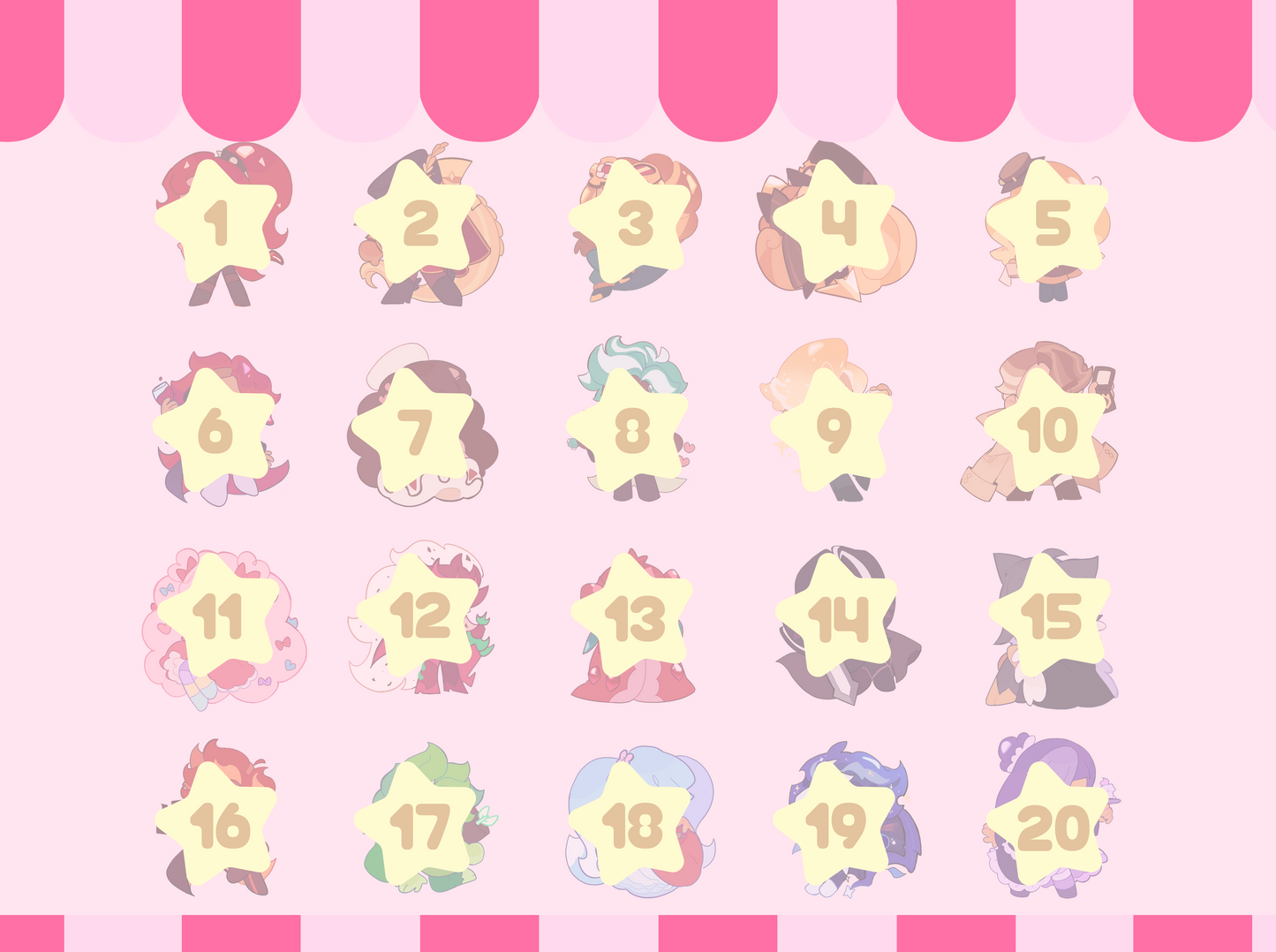 [PREORDER] Cookie Acrylic Charms V4