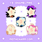 [PREORDER] Beast Enamel Pins