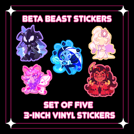 [PREORDER] Beta Beasts Sticker Set