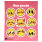 Nice Emoji Sticker Sheet