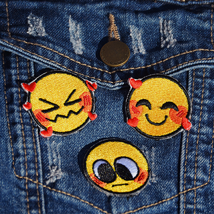 Set of Nice Emoji Patches