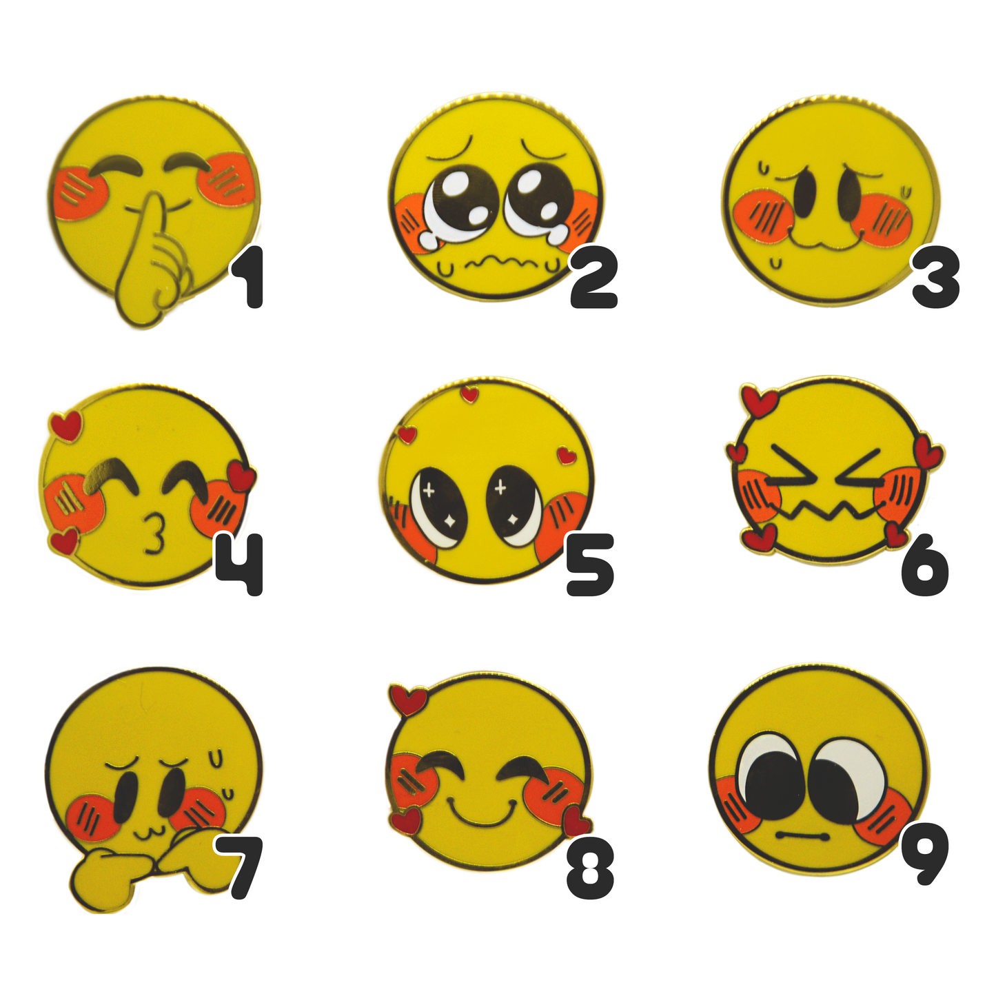 [PREORDER] Nice Emoji Pins