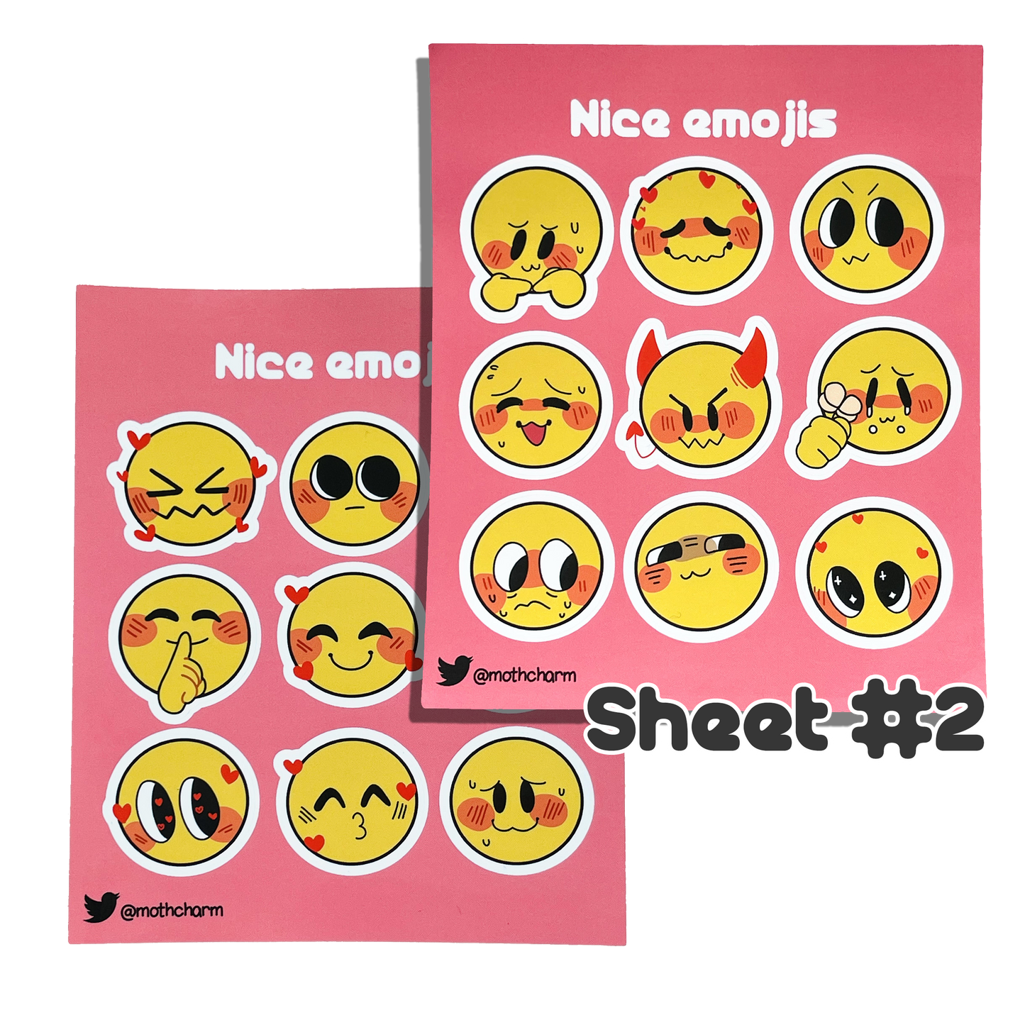 Nice Emoji Sticker Sheet